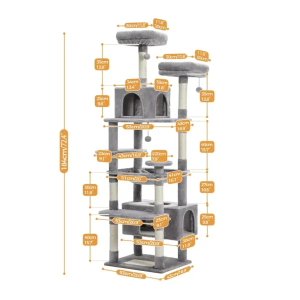 Grand arbre a chat pas cher taille